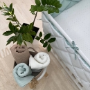 Protectie laterata patut bebe din 4 piese menta (2)